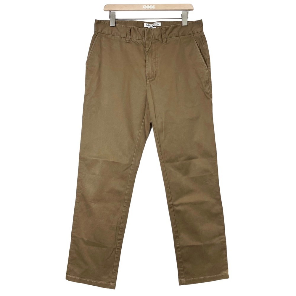 Boden Relaxed Fit Original Straight Leg Tan Chinos Trousers Pants Men 34x32